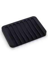 Soap Holder Silicone Bathroom Dish Soapbox Plate Tray Drain Jewelry Holder Wash