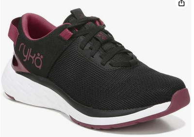 Ryka Persist XT Womens Athletic Sneaker Running Casua Shoes Maroon Black 9.5