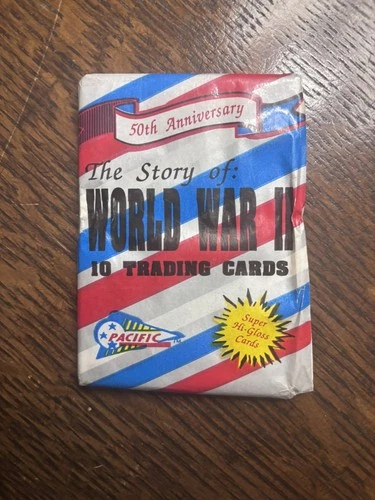 1992 Pacific World War II 50TH Anniversary Trading Cards Sealed Pack!  *READ*