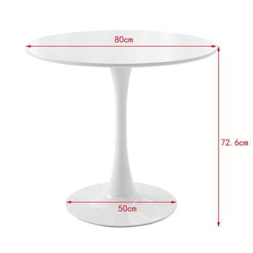 60/80CM Round Dining Table and 2 / 4 Chairs Optional Lounge Bar Home Furniture - Picture 16 of 58