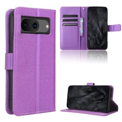 Für Google Pixel 8 Diamond Texture Leder Handy Hülle Cover Schale