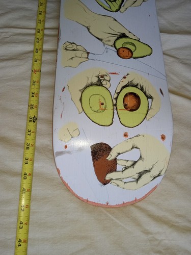 Grizzly Skateboard Deck, skate mental avocado toast skate deck, 31.5" long. - 第 3/8 張圖片
