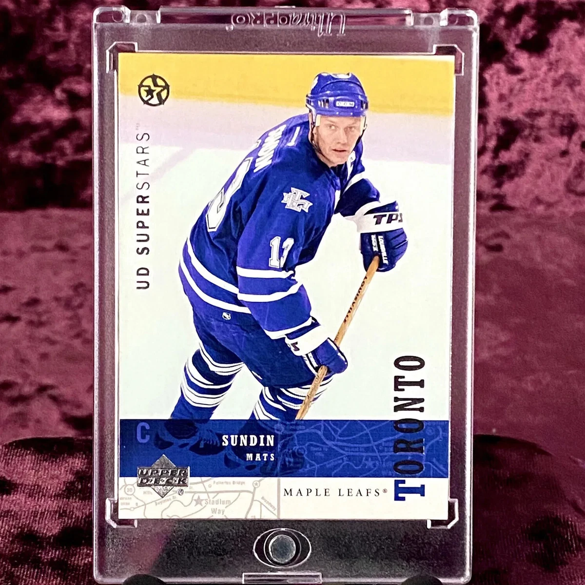 Mats Sundin Upper Deck Hockey Superstars 244 MINT Toronto Leafs