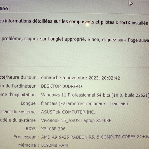 Pc portable Asus A9 , 8gb , Windows 11 , office (pc revisé) - Afbeelding 7 van 10
