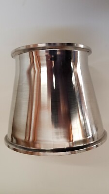 8'' x 6''  Tri Clamp, Tri Clover, Sanitary, Concentric Reducer, 304 Stainless 