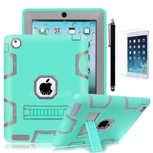 Hybrid Stoßfest Ständer Schutzhülle iPad 6./5/4/3/2 Mini 5. 4 3 2 iPad Air 1/2 - Bild 16 von 27