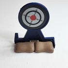 1985 Vtg Gi Joe Cobra Rifle Range Blue Target and Sandbag Playset Parts Piece