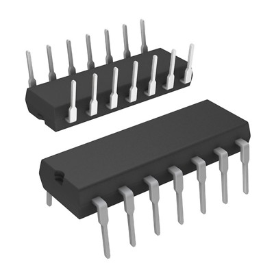 MCP6004-I/P  Microchip  4xOp-Amp LP 1,0MHz 0,6V/us  DIP14  NEW  #B3