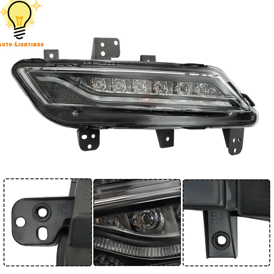 Conjunto de luces antiniebla LED lado derecho del pasajero para Lincoln MKZ 2013-2014-2016 Foto 3 de 4