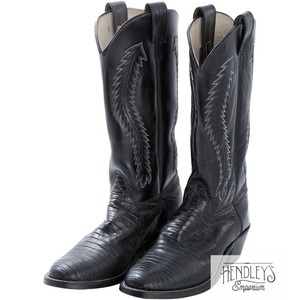 cowboy work boots black