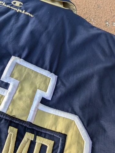 Chaqueta Abrigo Vintage Notre Dame Lucha Irlandesa Talla L Usada Campeón Sin Capucha - Imagen 20 de 23