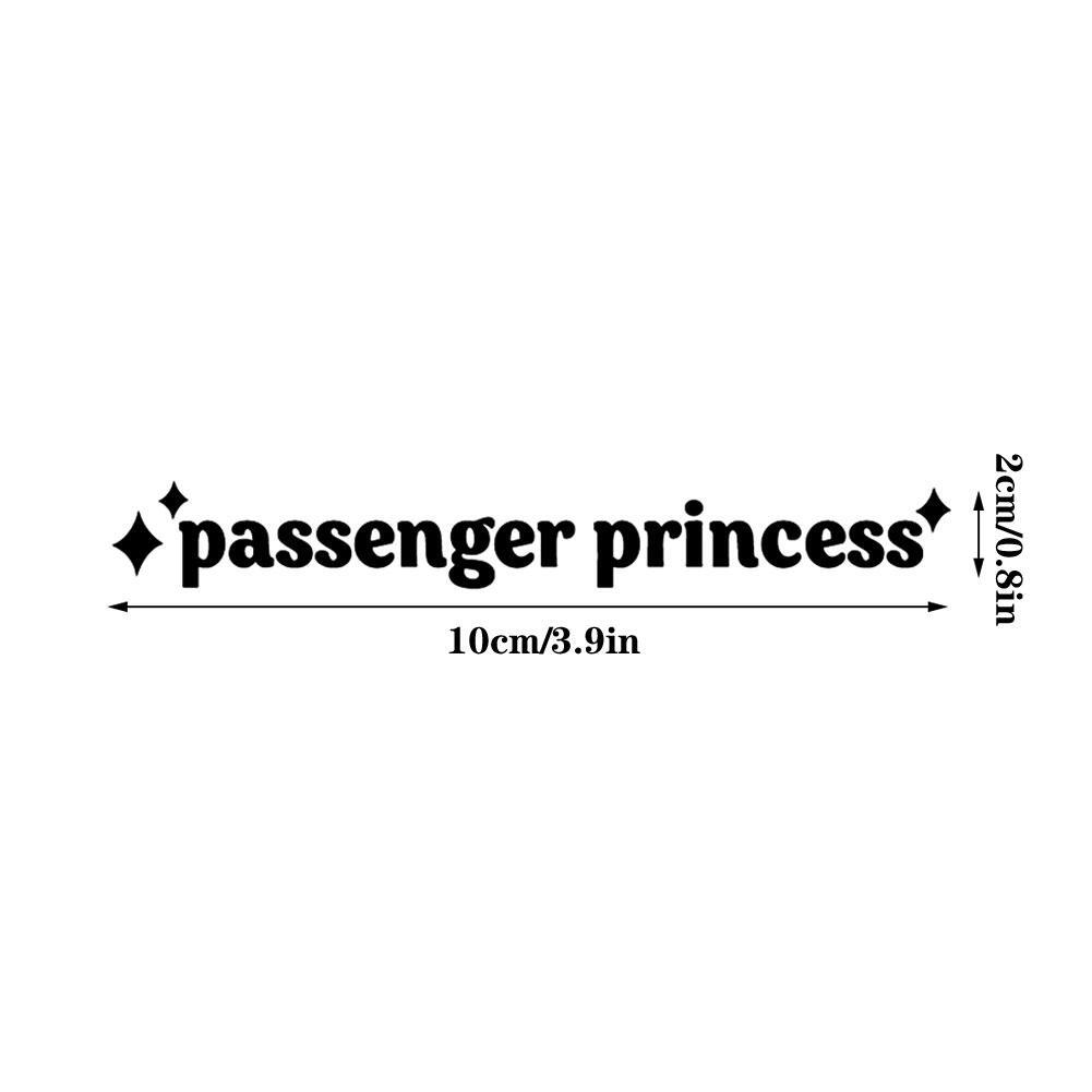 Car Mirror Stickers Passenger Princess Vinyl Decal Art Sticker Decals
