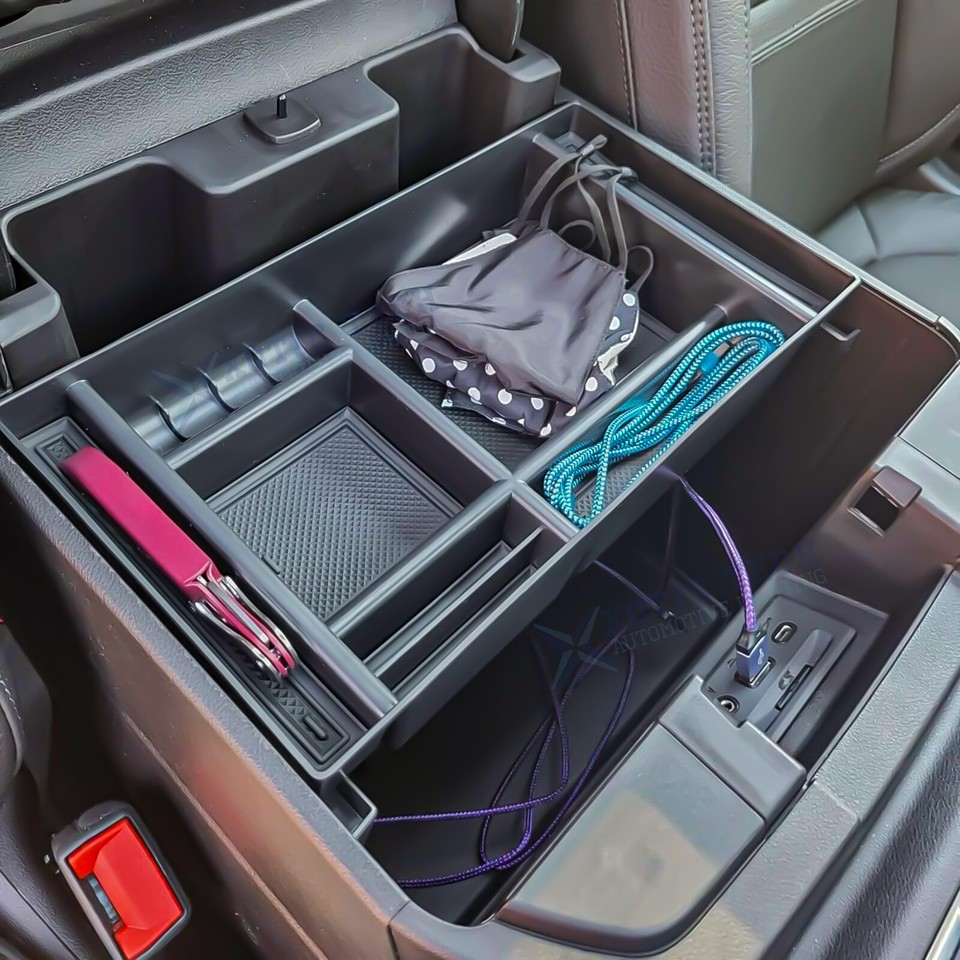 Center Console Armrest Box Storage Container Tray For Chevy Silverado ...