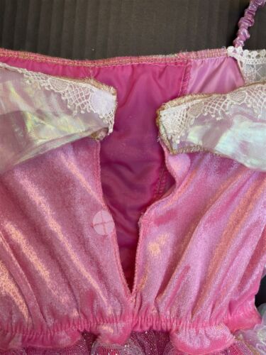 Disney Aurora Prestige Costume ~ Elegant Dress S-4/5/6 + Matching Tiara, Wand - Picture 11 of 16