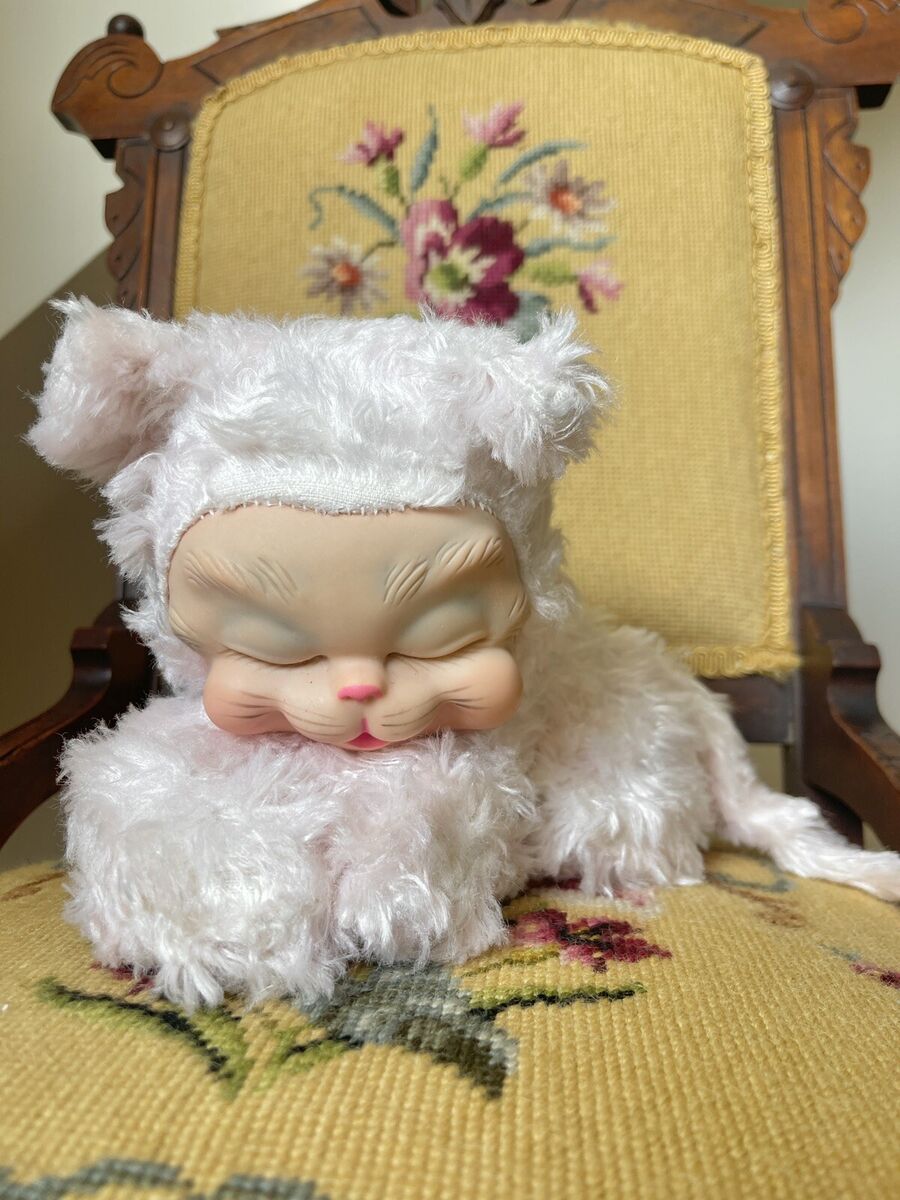 Vintage Rushton Star Creations Plush Rubber Face Sleepy Vintage Rushton Star Creations Plush Rubber Face Sleepy