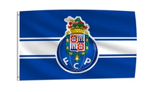 Porto fc Flag Banner 3X5 Ft Dragons Blue and Whites Supporters Portugal Football