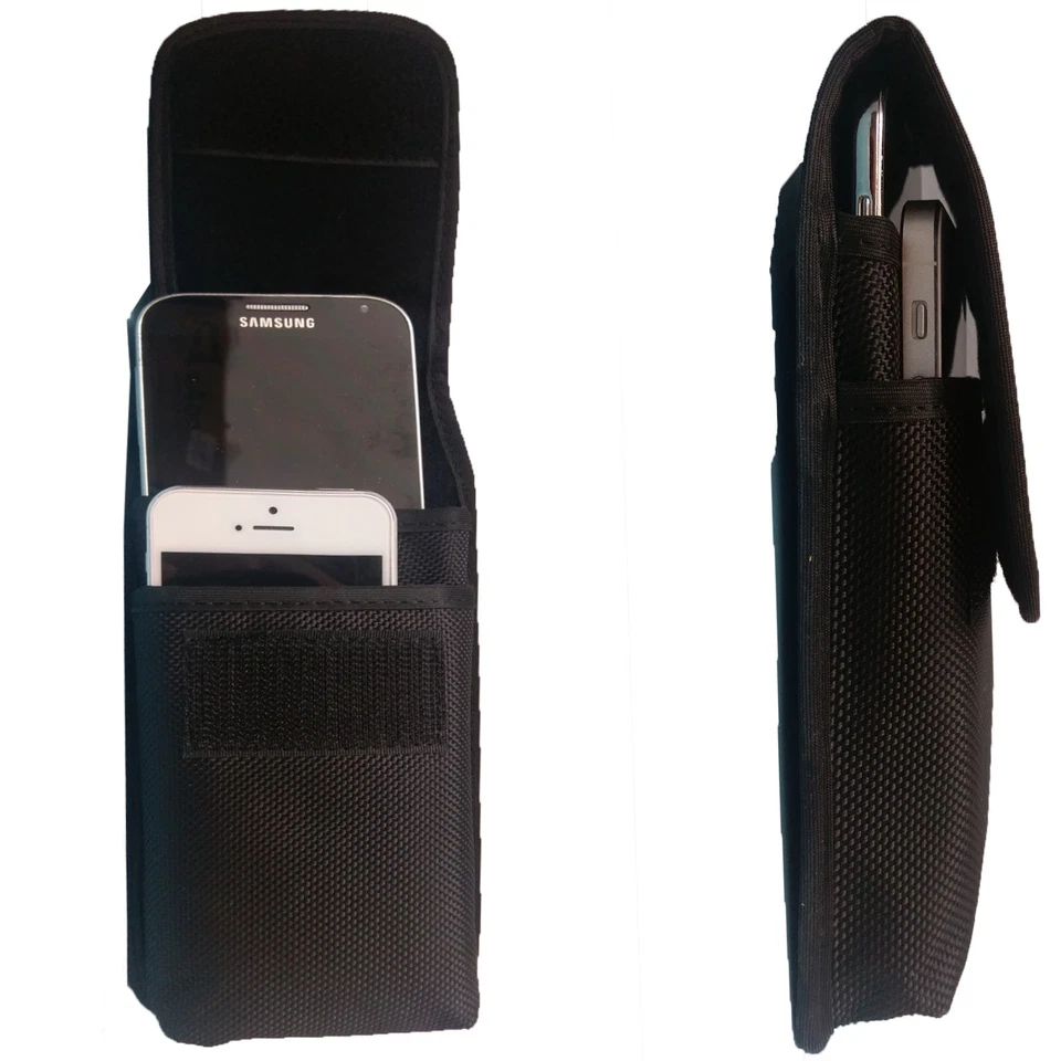2 in1 Universal Nylon Belt Loop Case Cover Holster Pouch for Large Mobile Phone - Image 3 of 3
