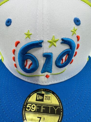 Minor League West Michigan Whitecaps Las Calaveras new era fitted hat SIZE 7 1/4 - Picture 2 of 6