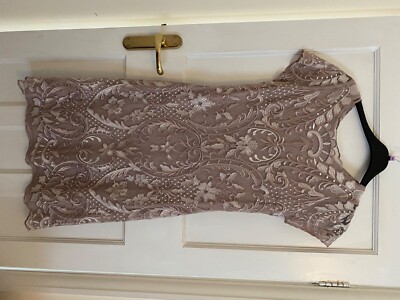 Mauve Phase wedding guest/ Mother of the Bride dress, size 10