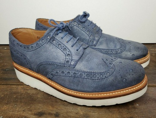 grenson suede brogues