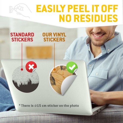 2 x Vinyl Stickers 20cm - Vintage Owl Pattern Bird Retro #46402 - 第 4/8 張圖片