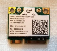 SCHEDA WIRELESS INTEL CENTRINO ADVANCED-N 6235 6235ANHMW WLAN TOSHIBA R940