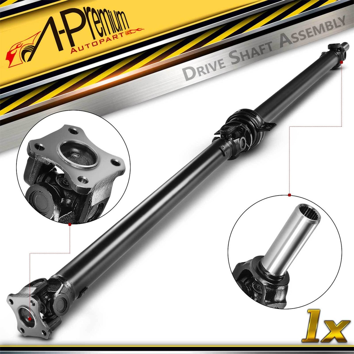 A-Premium Driveshaft Prop Shaft Assembly Rear for Toyota Pickup 1989-1995  RWD | eBay