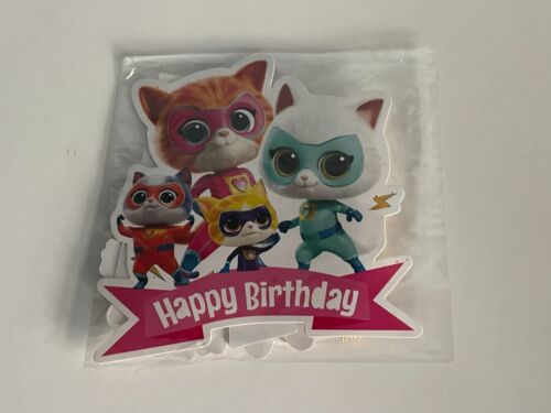 Super Kitties Birthday Party Decorations with Banners & Cake Toppers NEW - Picture 5 of 7