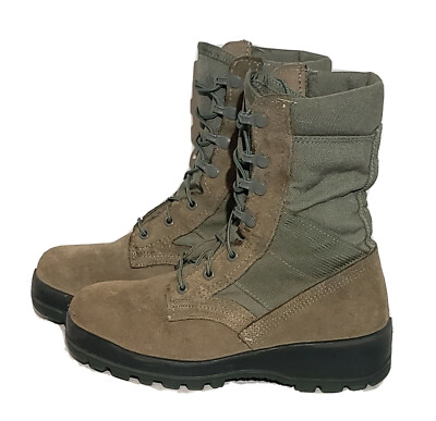 Belleville US Airforce AFST Sage Steel Toe Hot Weather Boots  display picture 1