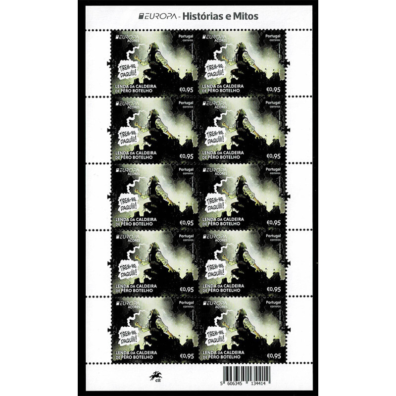 FR6187 - 2022 Portogallo Azzorre Storie e miti Emissione Europa Minifoglio