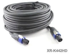 Kirlin 100ft SpeakOn 4C/12AWG NL4FX Pro Audio Speaker Cable w/NEUTRIK Connectors