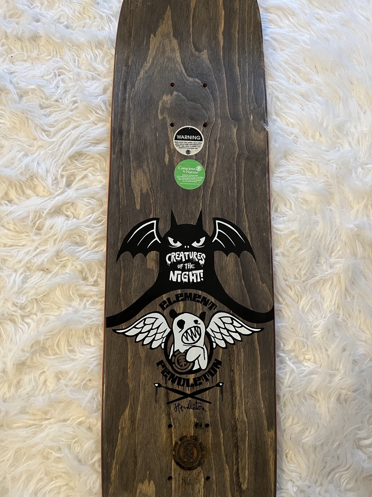 Chad Muska & don pendleton Skateboard Element Helium Deck.