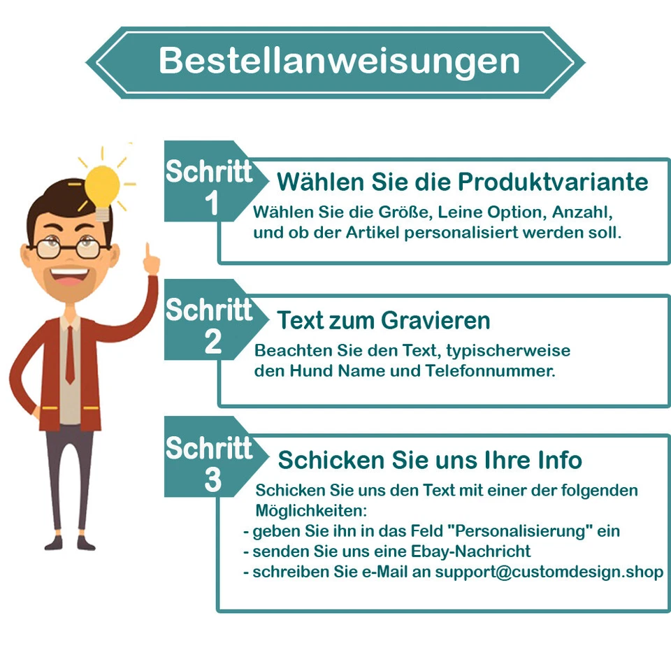 Personalisiertes Lederhalsband für Hund + optionale Leine | Präzise Lasergravur - Bild 3 von 3