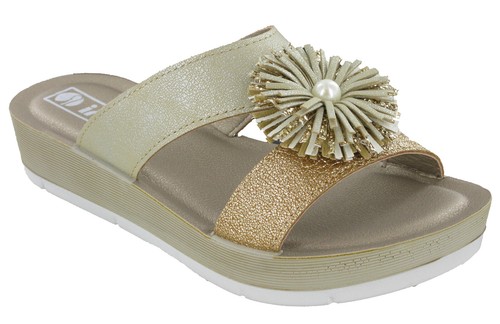 Womens Platform Sandals Flower Inblu Open Toe Soft Padded Comfort Shoes UK 2.5-8 - Picture 8 of 13