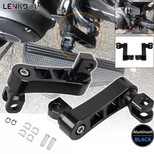 For Harley Black Male Mount Foot Peg Pedals Extensions Softail Dyna Sportster XL