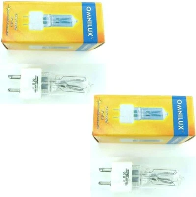 2 x Halogenlampe 230V 300W Gy-9,5 A1 180h Studiolampe für z.B.Raylight Reflektor - Bild 1 von 4