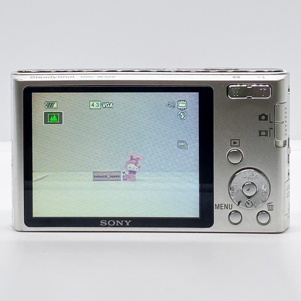 SONY Cyber-shot DSC-W320 Silver Digital Camera 14.1MP 3x