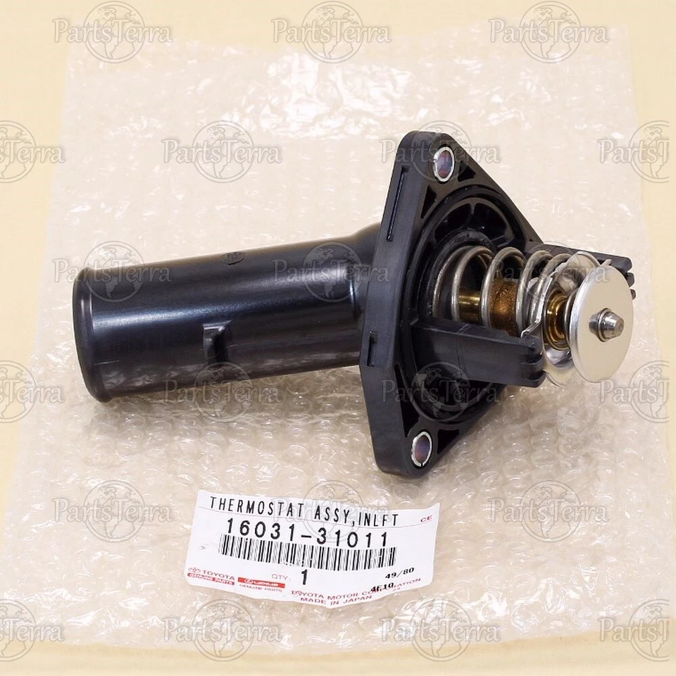 Kit termostato refrigerante motor Toyota genuino 16031-31011 OEM con carcasa 4RUNNER Foto 2 de 4