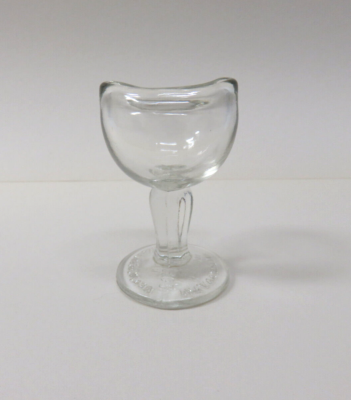 John Bull Medical Clear Glass Eye Wash Cup Eyecup Patent 14