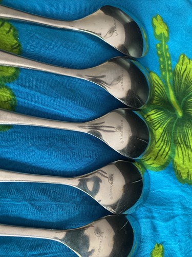 5 RETRONEU Symphony STAINLESS Steel FLATWARE Dinner Spoons - Picture 9 of 12