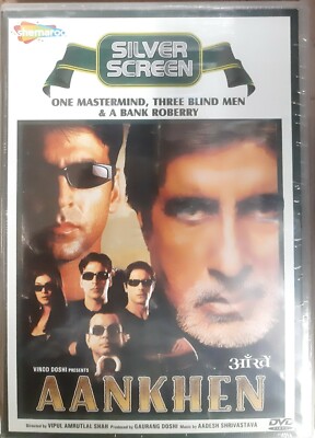 Aankhen - Akshay Kumar, Amitabh Bachchan - Bollywood Movie DVD (Region Free)
