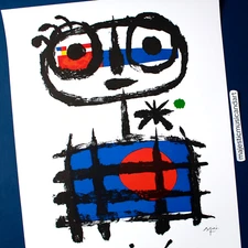 JOAN MIRO 1991 AUSTRIA EXHIBITION LITHOGRAPH POSTER