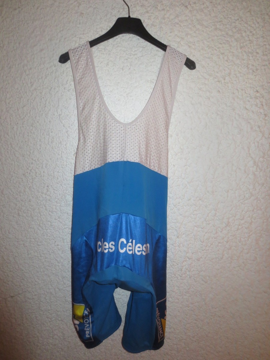 Cuissard Cycliste AG2R Prévoyance – Bergamo, Taille L, Bleu, Made In Italy, Occasion