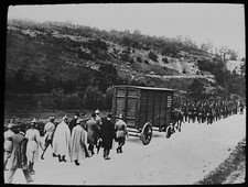 Magic Lantern Slide FUNERAL OF A GERMAN OFFICER WW1 PHOTO WORLD WAR ONE