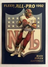 1992 Fleer All-Pro Mark Rypien #11 of 24
