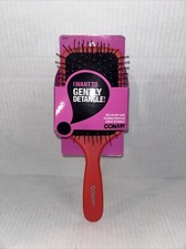 CONAIR 95311 Paddle Detangling Brush For Wet Or Dry Hair 1 Brush Red