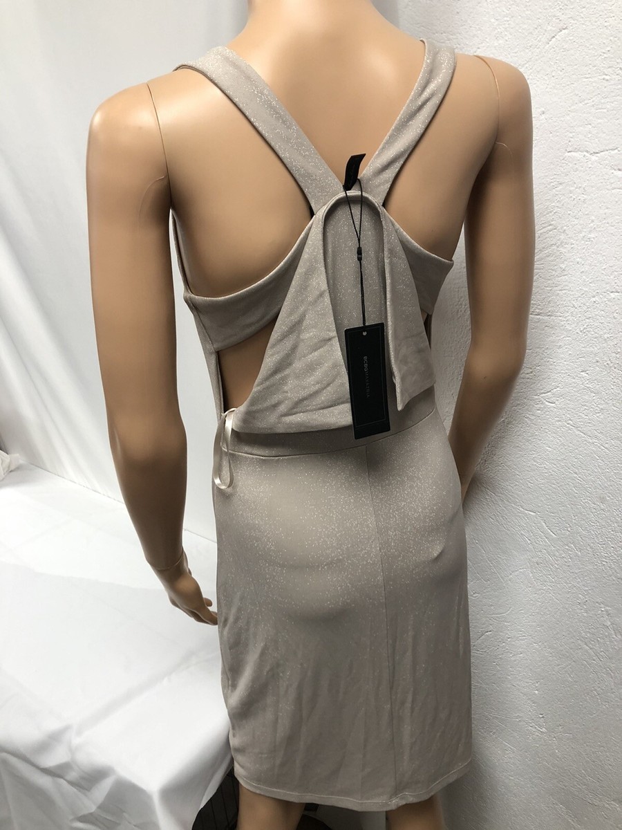 Robe BCBG Max Azria Taupe Taille XS - En Rayon, Sans Manches, Longueur Courte, Occasion Très Bon état