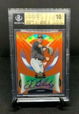 JJ BLEDAY 2019 Leaf Valiant Orange Prismatic /35 BGS 10 10 PRISTINE Auto RC
