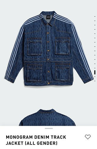 Adidas Ivy Park Rodeo Monogram Denim 