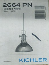 Kichler 2664 PN Hatteras Bay Single Light 8 W...